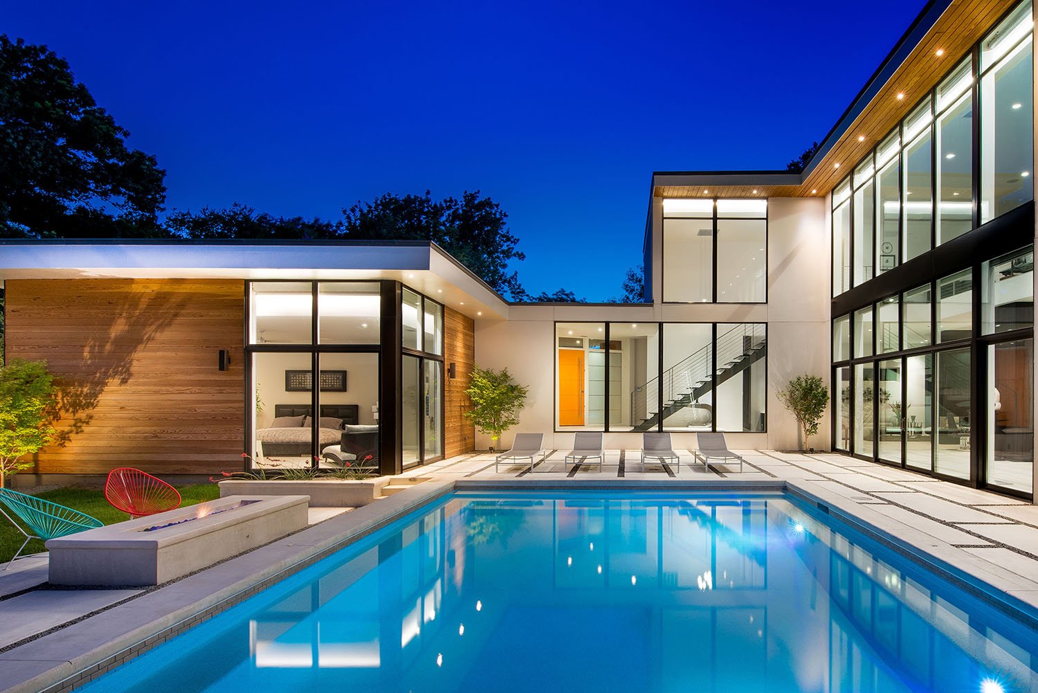 Architectural reference imagery for Glass Court