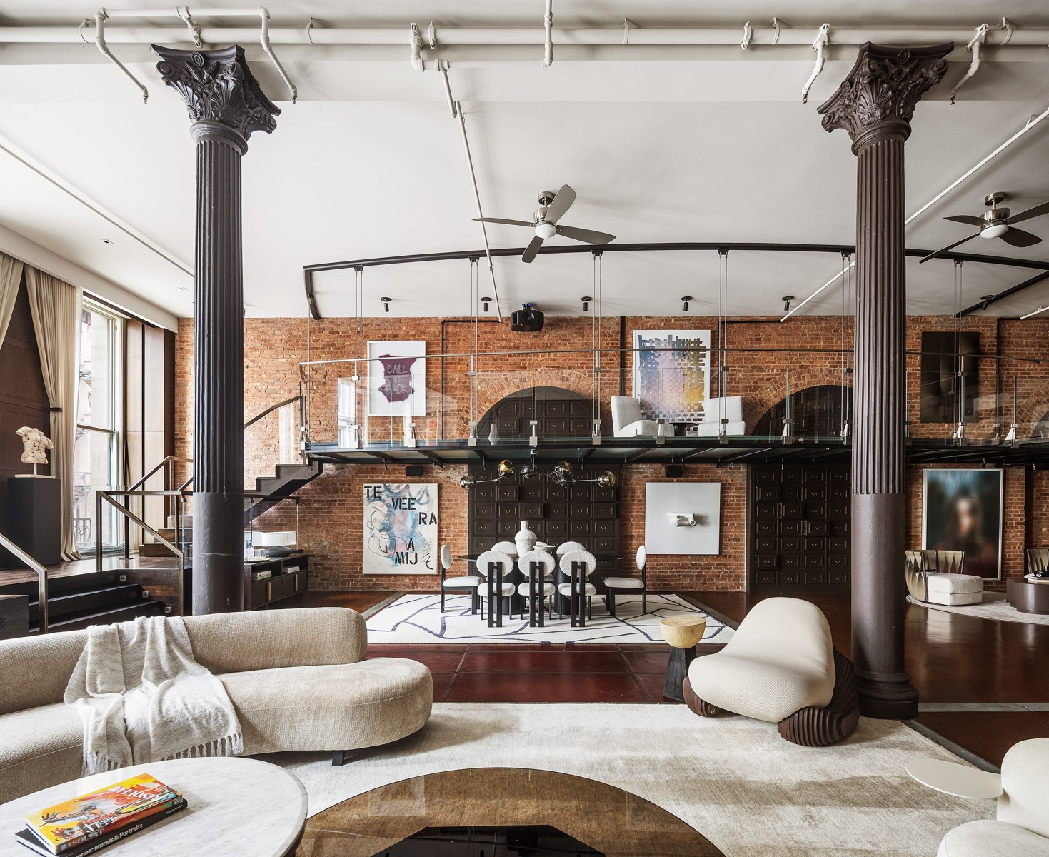 Architectural reference imagery for SoHo Gallery Loft